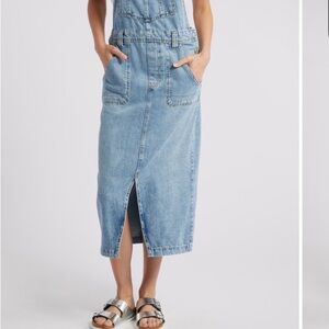 Free people denim skirtfall